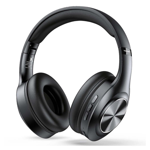 TECKNET Bluetooth Headphones Over-Ear, 65 Hours Playtime and 3 EQ Modes Wireless Headphones