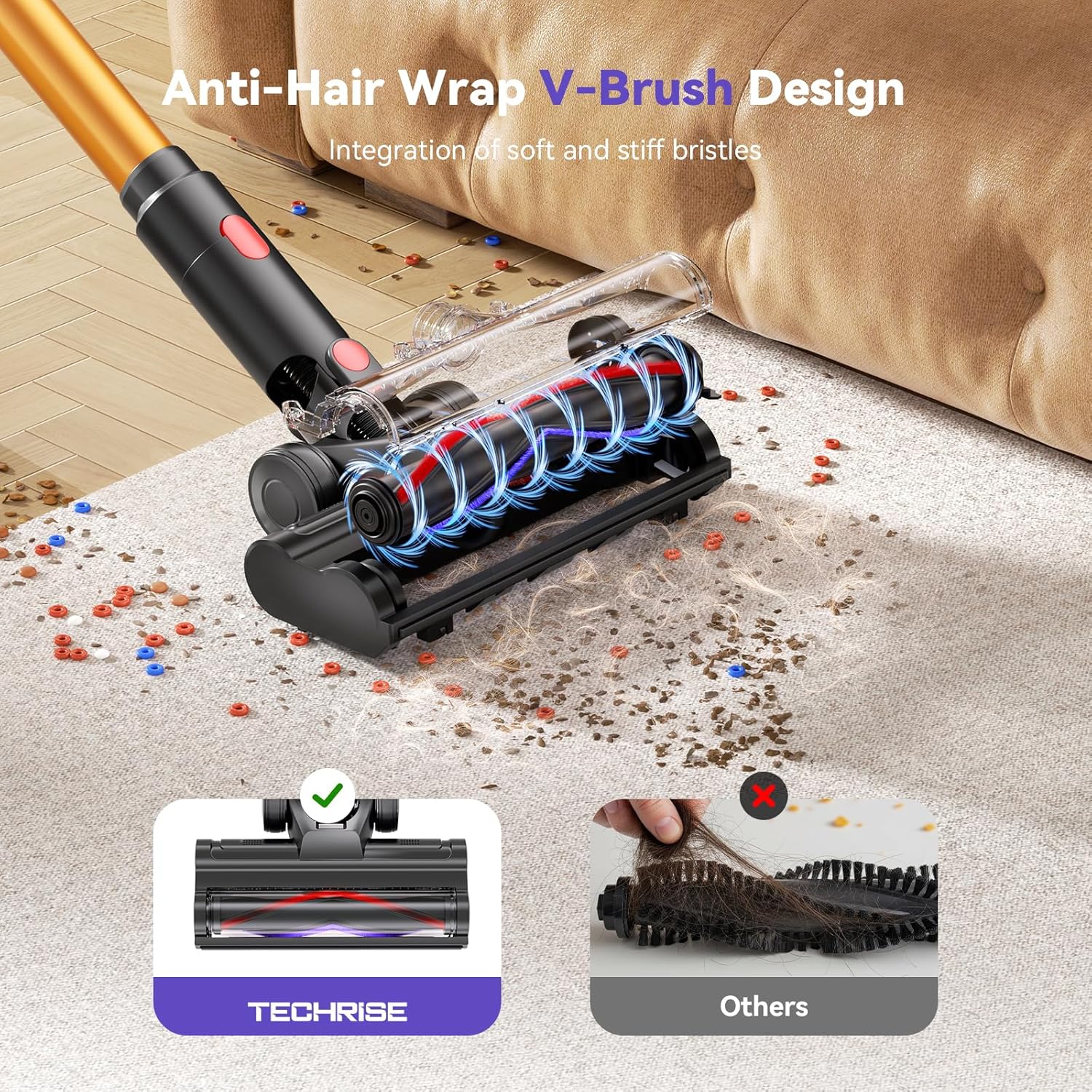 TECKNET TechRise 8-in-1 Cordless Vacuum Cleaner