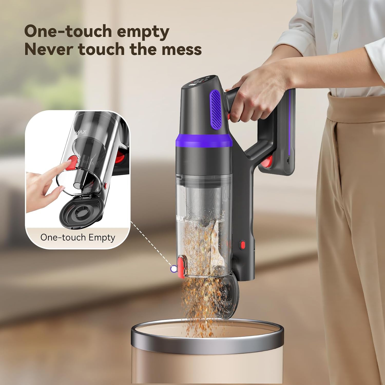 TECKNET TechRise 8-in-1 Cordless Vacuum Cleaner