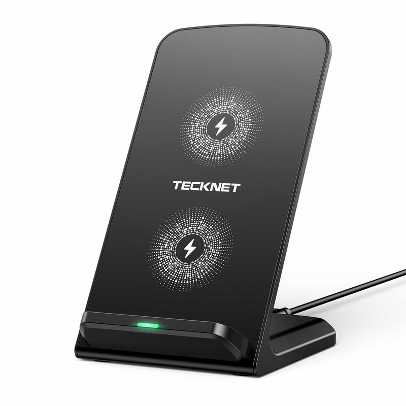 TECKNET 15 W Wireless Charger with Inductive Charging Function, Qi-Certified