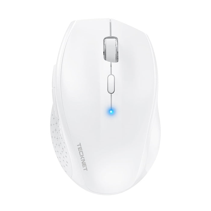 Technet Mouse With Wire TECKNET Bluetooth Mouse, 3200DPI Wireless Mouse, Portable Cordless Mic