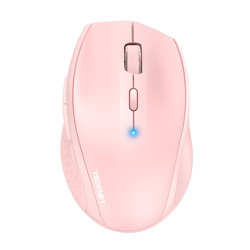 TECKNET Bluetooth Mouse, 3200DPI Wireless Mouse, Portable Cordless Mice for Laptop