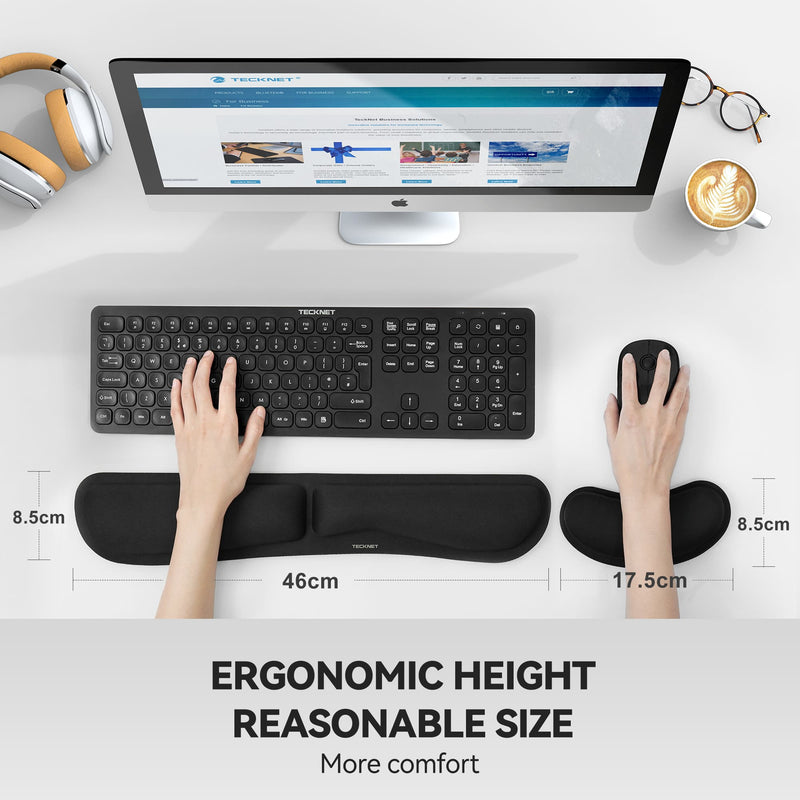Ergonomic Keyboard Wrist Rest Pad - Comfortable And Lightweight Memory Foam  Wrist Rest Pad Wrist Pad
