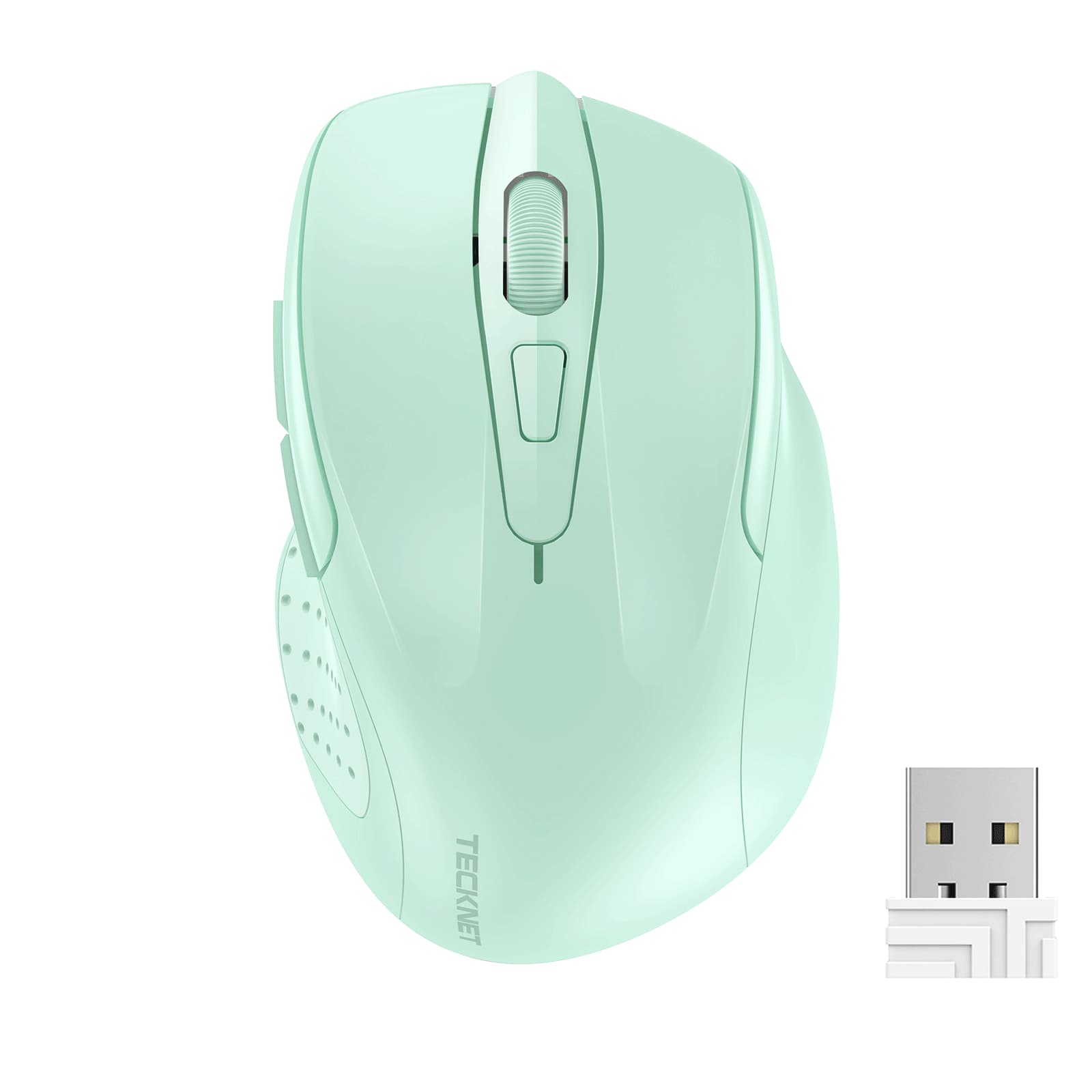 TECKNET Pro 2.4G Ergonomic Wireless Optical Mouse, 2600 DPI, 6 Adjustment Levels