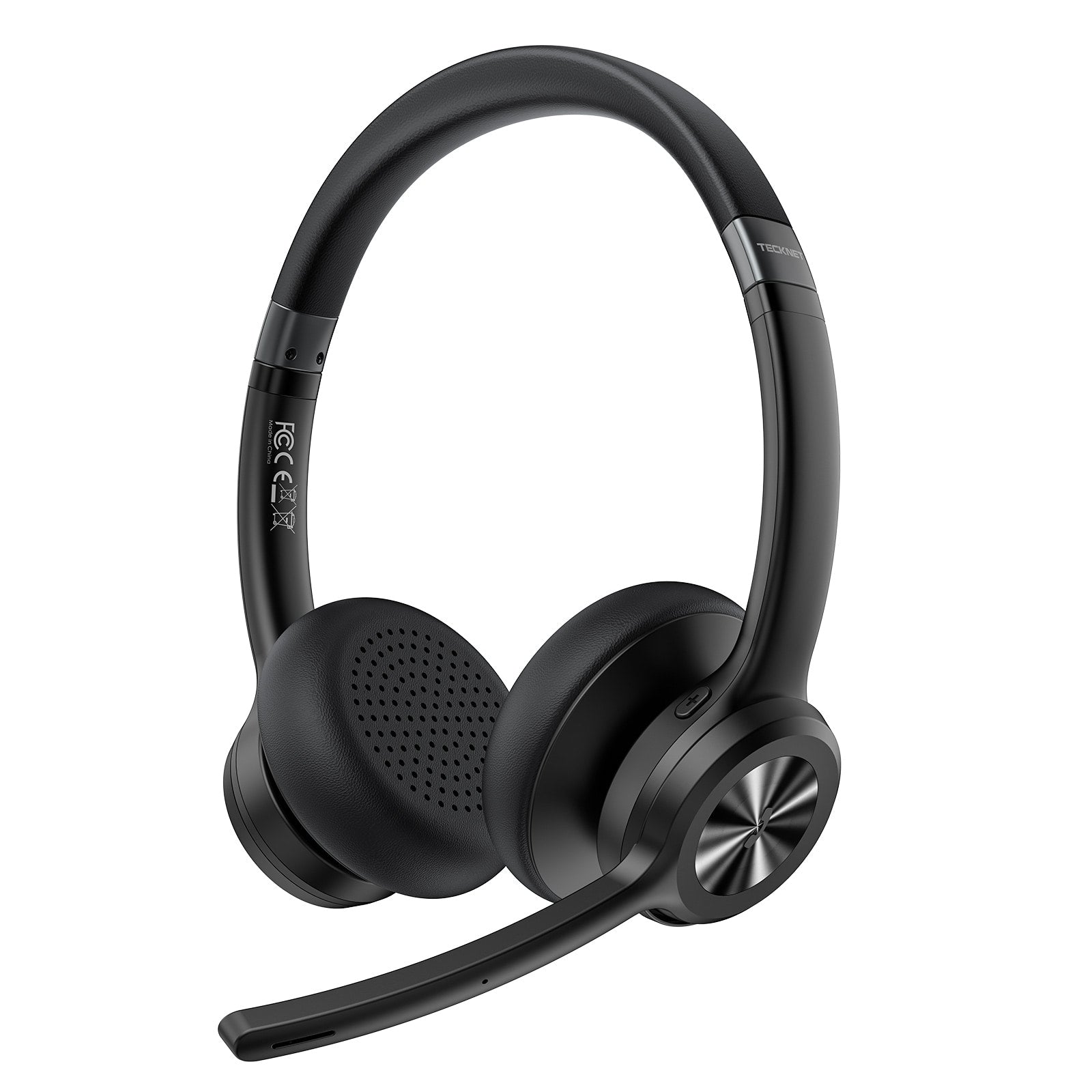 TECKNET Bluetooth Headset with Microphone Noise Canceling