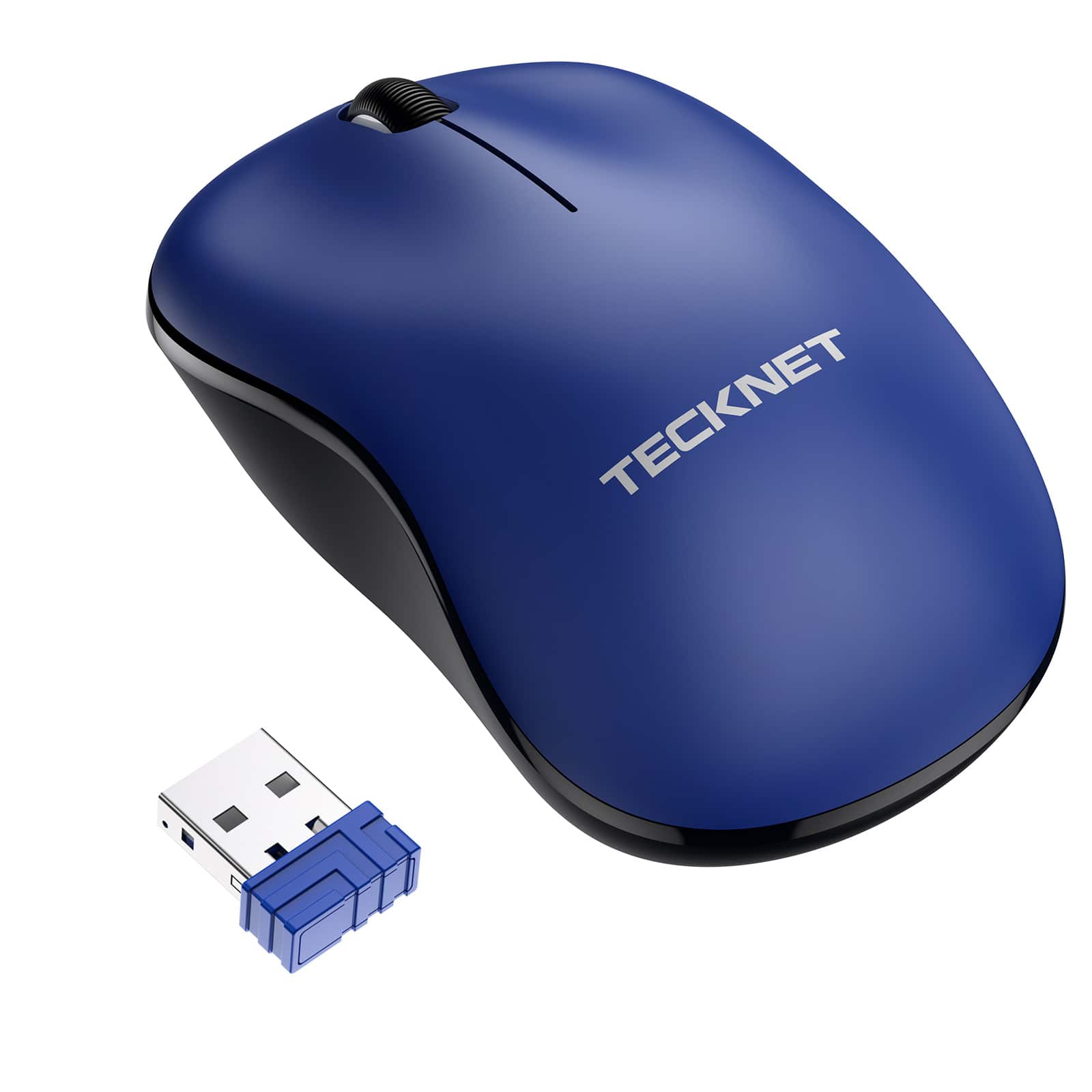 TECKNET Mini Wireless Mouse, Small 2.4G Optical Computer Mice with Nano Receiver