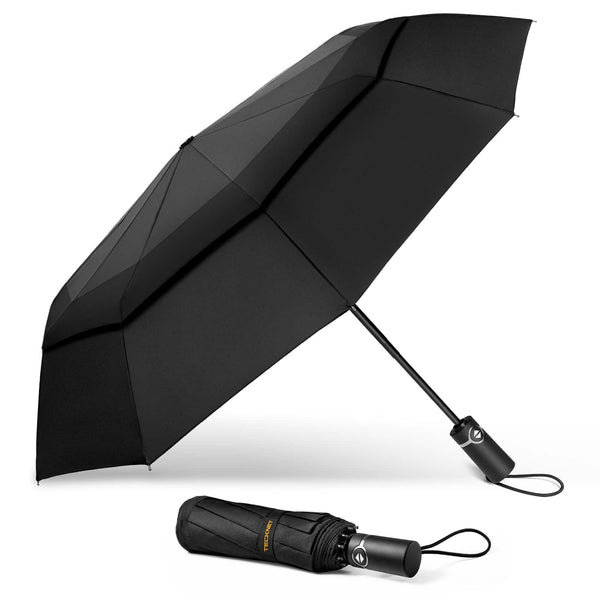 TECKNET Windproof Umbrella, Large Wind Resistant Umbrella with 10 Ribs, Auto Open Close