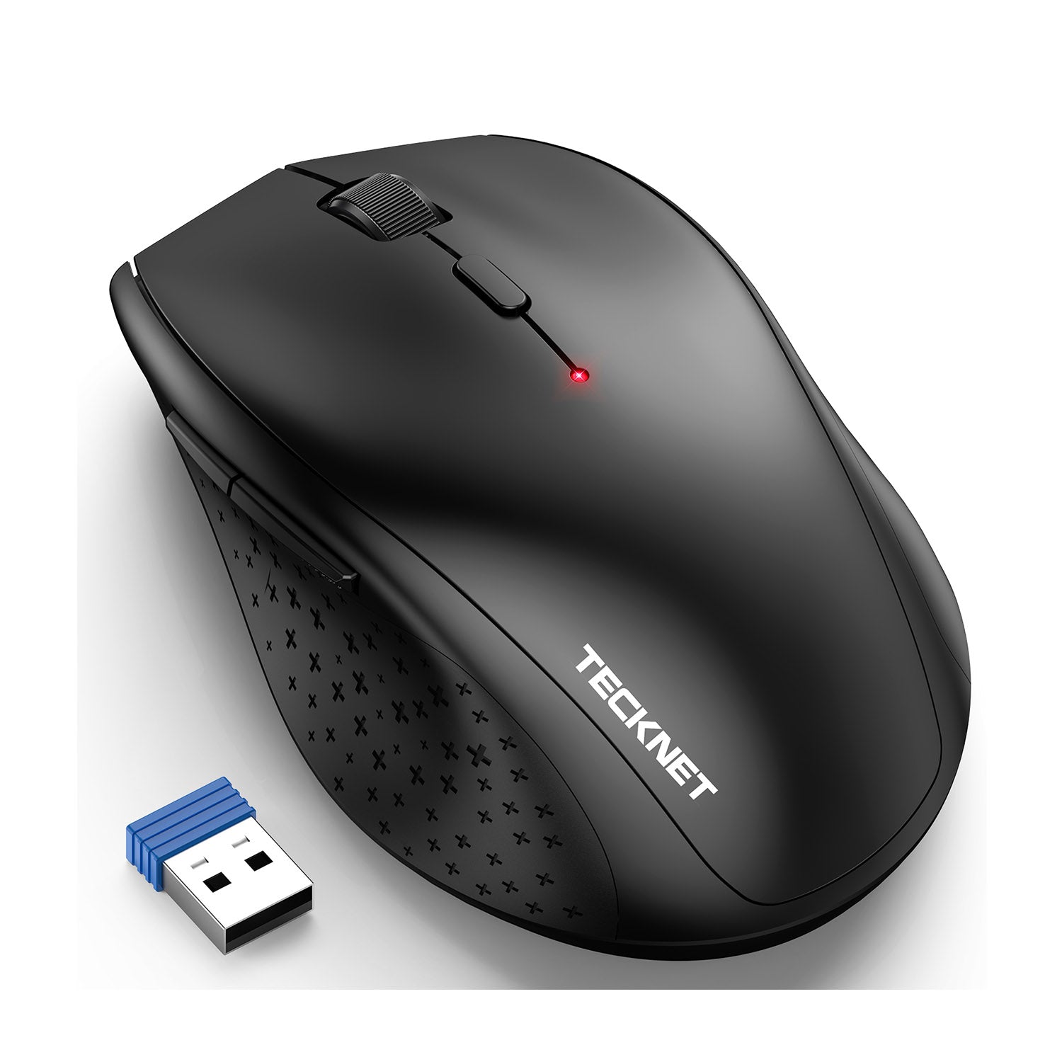 TECKNET 2.4G Wireless Mouse for Laptop, 4800 DPI Optical Computer Mice