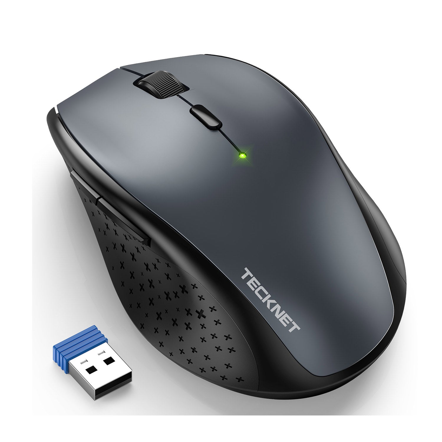 TECKNET 2.4G Wireless Mouse for Laptop, 4800 DPI Optical Computer Mice