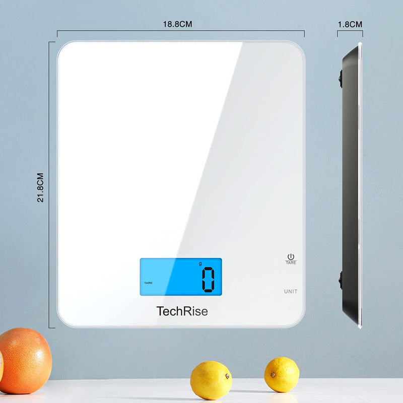 TechRise Kitchen Scales, Professional Digital Scales with LCD Display