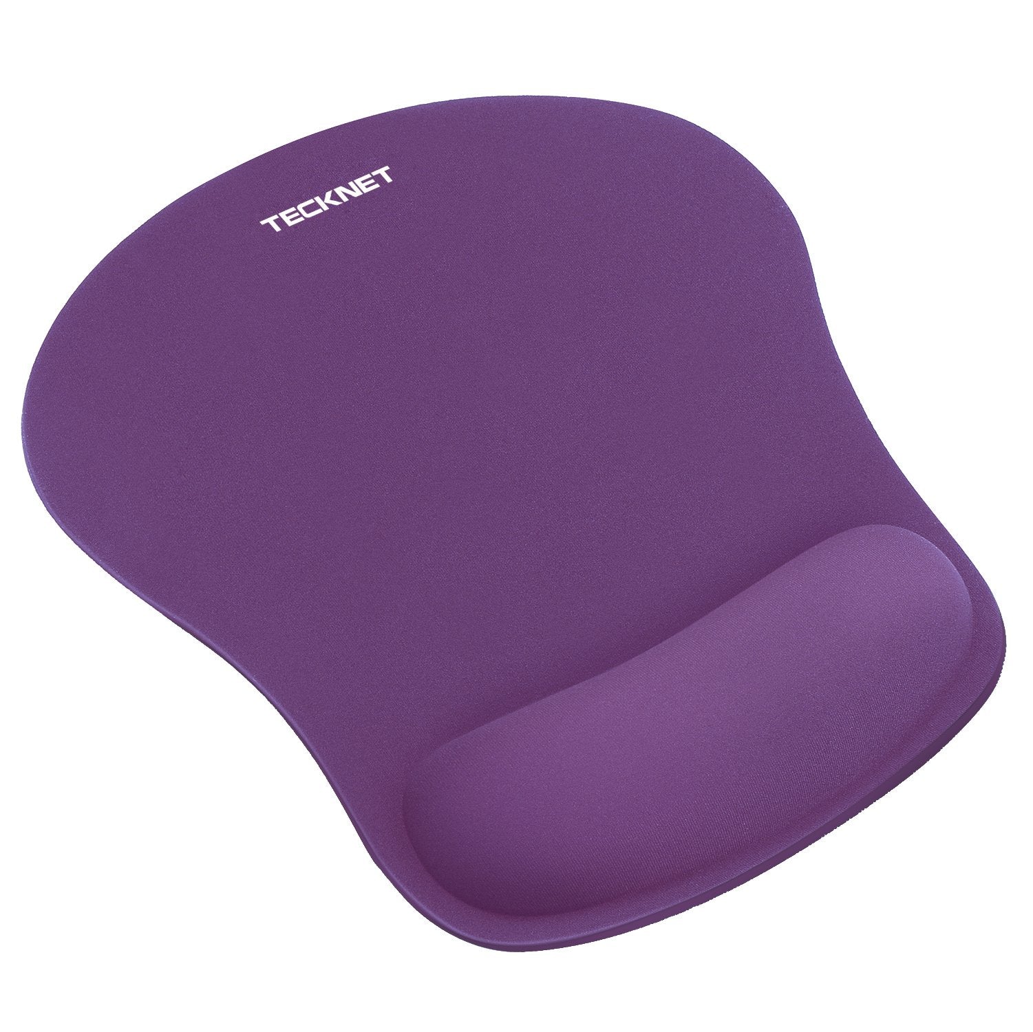 TECKNET Mouse Mat with Memory Foam Rest Non-slip Rubber base Mice Pads