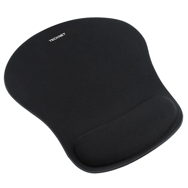 TECKNET Mouse Mat with Memory Foam Rest Non-slip Rubber base Mice Pads