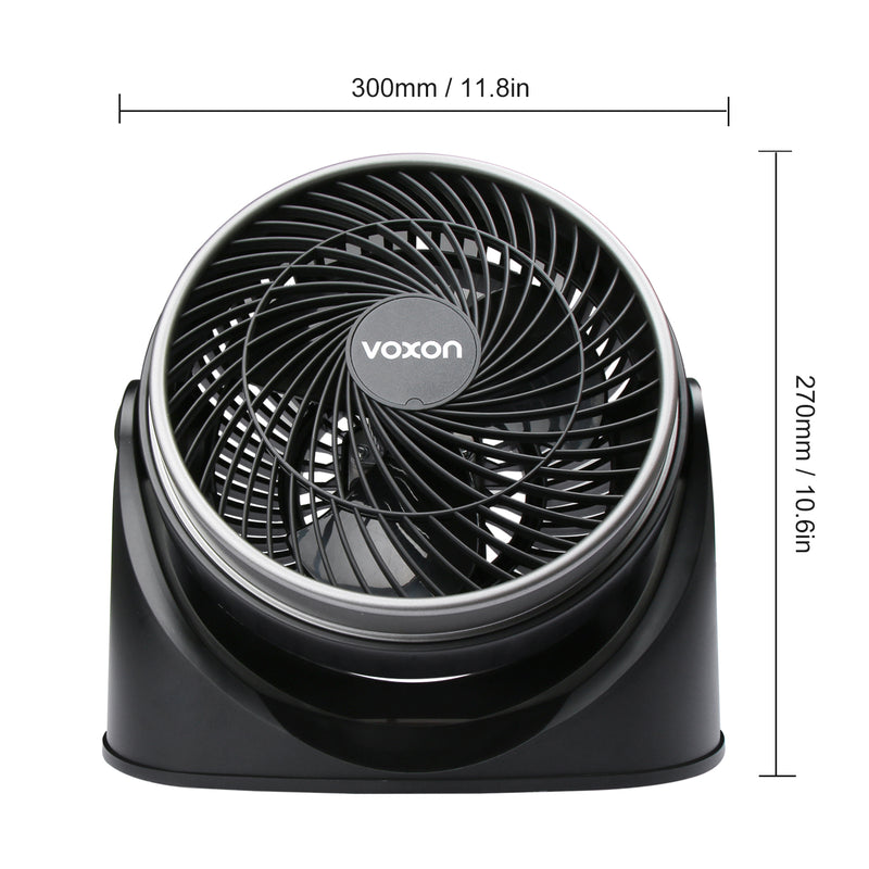 VOXON Turbo Force Air Circulator Table Fan Wall Mounted Desk Fans - smartekbox