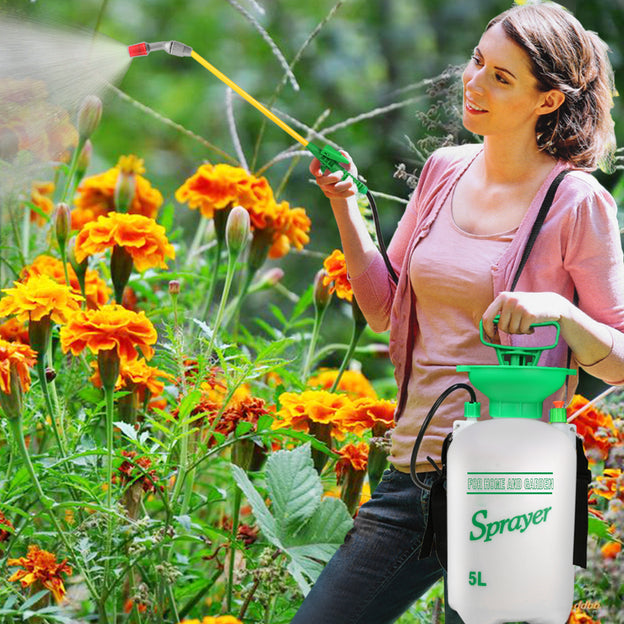 VOXON 5L Pump Knapsack Sprayer With Pressure Release Valve for Garden Watering - smartekbox