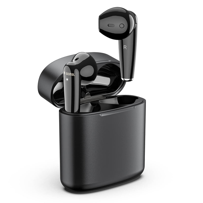 Bluetooth Earphones with Qualcomm Chip, In-Ear Detection, Hybrid ENC Noise Cancellation Mics, Touch Control, IPX7 Waterproof, Qi Wireless Charging