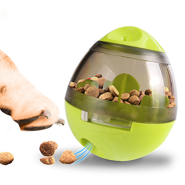 Zellar Treat Dispensing Dog Toy Ball Food Dispenser Slow Eating Ball - smartekbox